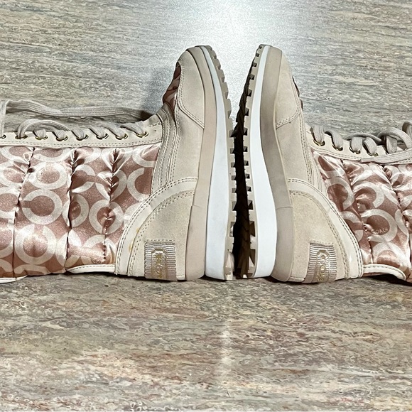 Coach Dorean Monogram C mud-calf quilted boots - Picture 7 of 16